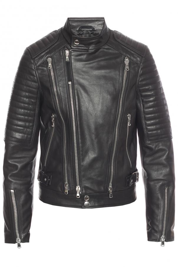 Diesel black gold biker on sale jacket